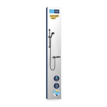 GROHE 345972431 -Termostatická sprchová batéria PRECISION START 12” 60 cm čierna