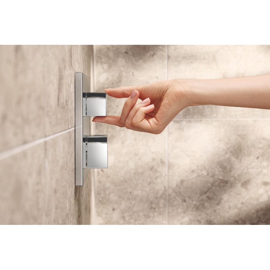 GROHE 34879000 - Podomietkový sprchový systém PRECISION CUBE 310 × 310 mm chróm