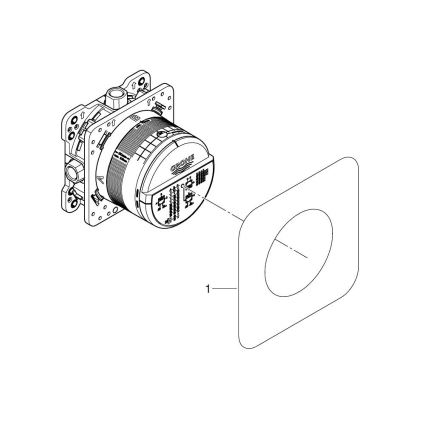 GROHE 35600000 - Univerzálne podomietkové telo RAPIDO SMARTBOX DN 15