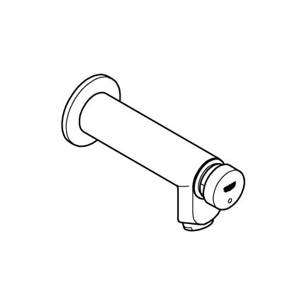 GROHE 36266000 - Samozatvárací nástenný ventil EUROECO COSMOPOLITAN T DN 15 chróm