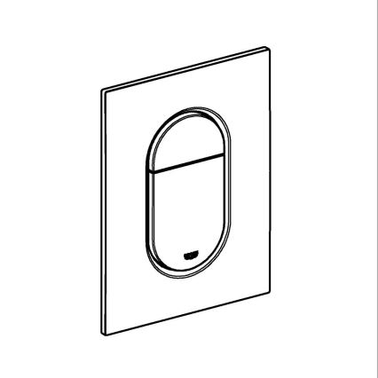 GROHE 37624GN0 - Ovládacie tlačidlo ARENA COSMOPOLITAN S 130 × 172 mm zlaté