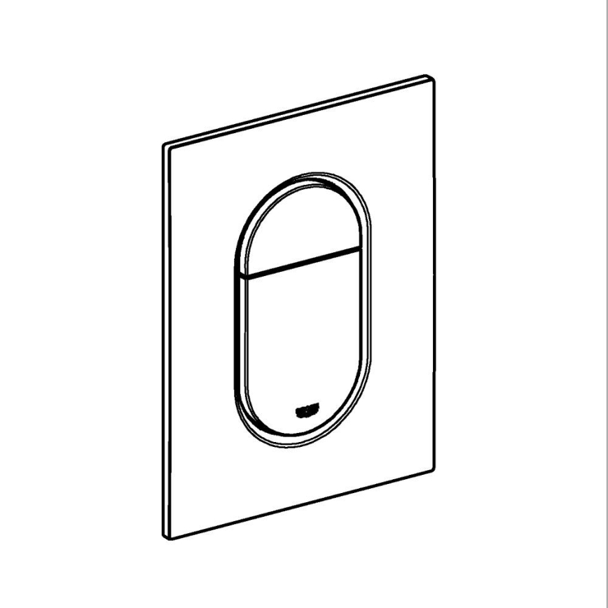 GROHE 37624GN0 - Ovládacie tlačidlo ARENA COSMOPOLITAN S 130 × 172 mm zlaté