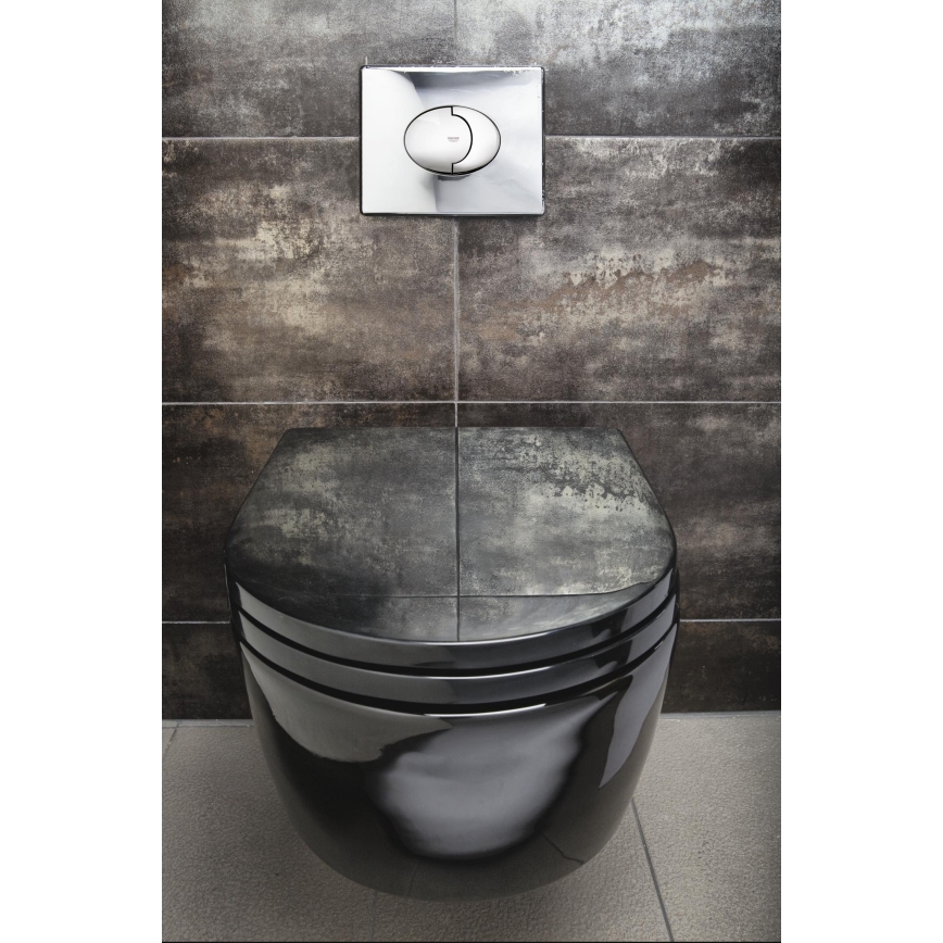 GROHE 38506000 - Splachovacie tlačidlo SKATE AIR 156 × 197 mm lesklý chróm