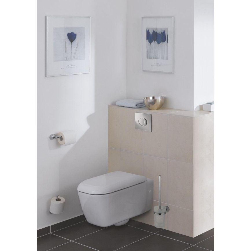 GROHE 38506000 - Splachovacie tlačidlo SKATE AIR 156 × 197 mm lesklý chróm