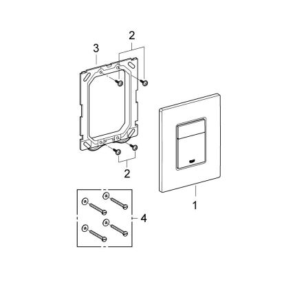 GROHE 38732DL0 - Splachovacie tlačidlo SKATE COSMOPOLITAN 156 × 197 mm medené