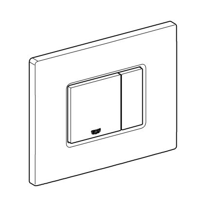 GROHE 38732DL0 - Splachovacie tlačidlo SKATE COSMOPOLITAN 156 × 197 mm medené
