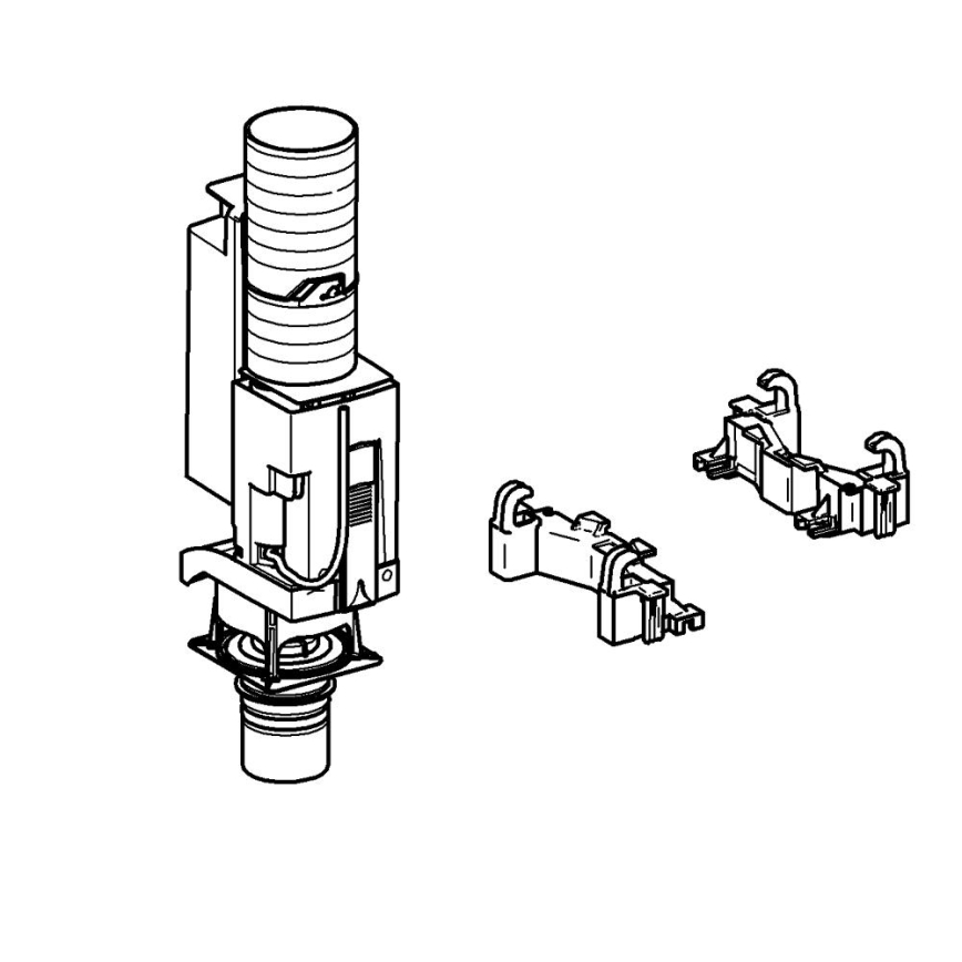 GROHE 38736000 - Súprava na prestavbu pre dvojtlačidlové splachovanie GD 2