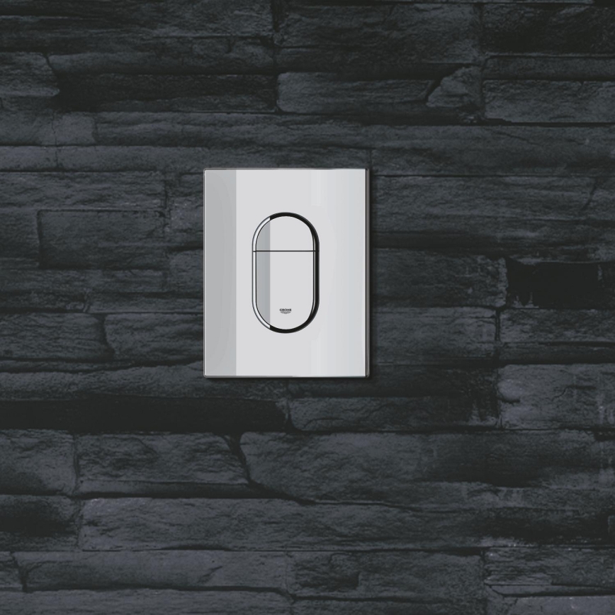 GROHE 38844000 - Splachovacie tlačidlo ARENA COSMOPOLITAN 156 × 197 mm chróm