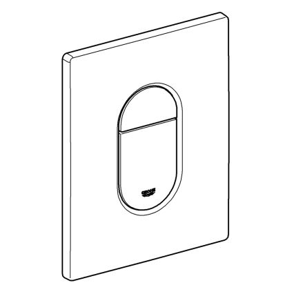 GROHE 38844SH0 - Ovládacie tlačidlo ARENA COSMOPOLITAN 156 × 197 mm biela