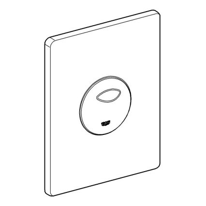 GROHE 38862SH0 - Ovládacie tlačidlo SKATE 156 × 197 mm biele