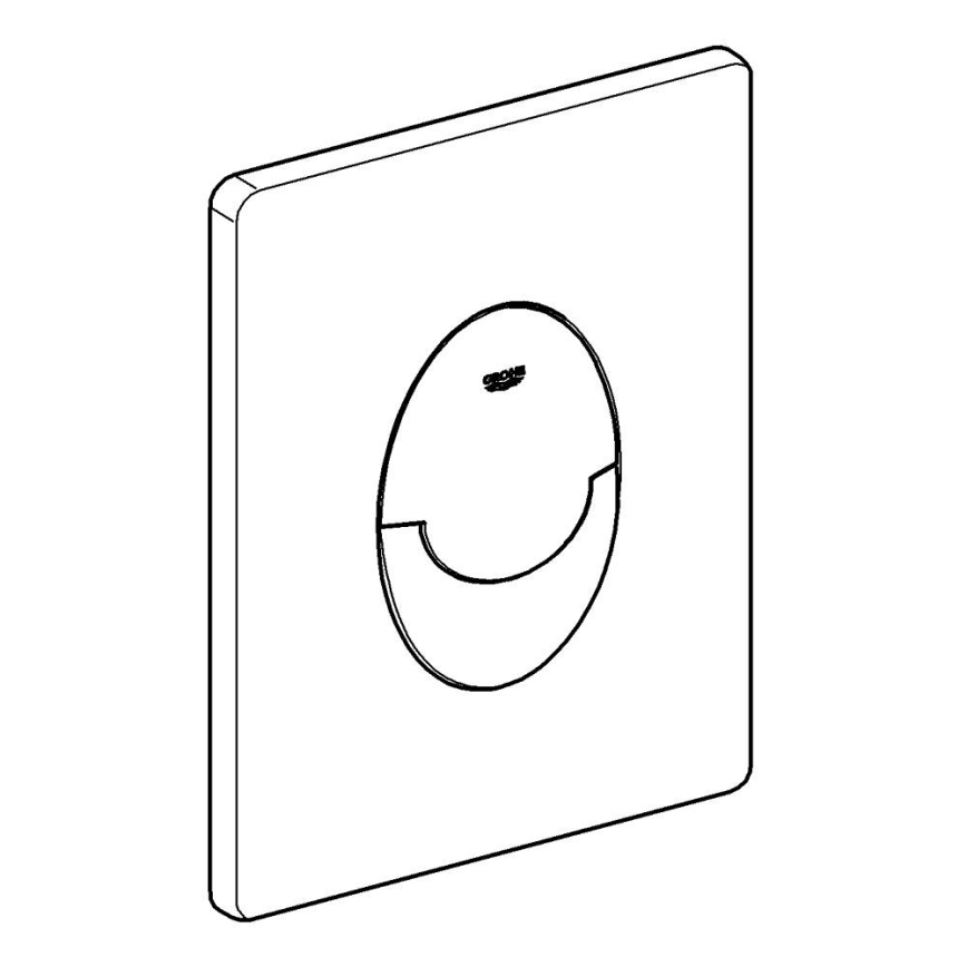 GROHE 38964KV0 - Splachovacie tlačidlo START 156 × 197 mm čierne