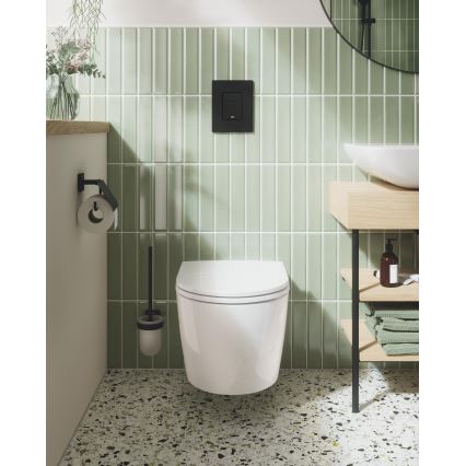 GROHE 389662430 - splachovacie tlačidlo EVEN 156 × 197 mm čierne