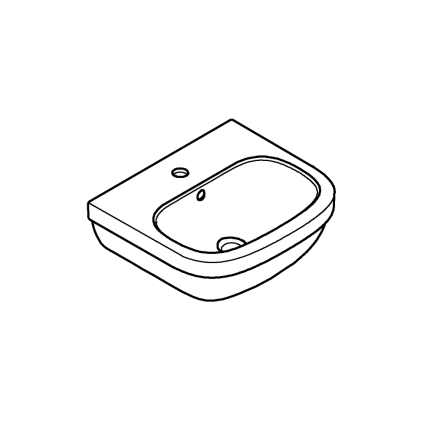 GROHE 39324000 - Umývadlo EURO CERAMIC 450 × 400 mm keramika/biela