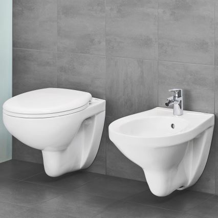 GROHE 39351000 - Závesné WC BAU CERAMIC 53,1 × 36,8 × 36,3 cm keramika/biela