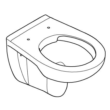 GROHE 39427000 - Závesné WC BAU CERAMIC 368 x 531 mm keramika/biela