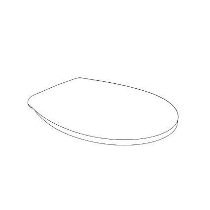 GROHE 39493000 - WC sedadlo BAU CERAMIC duro-biela