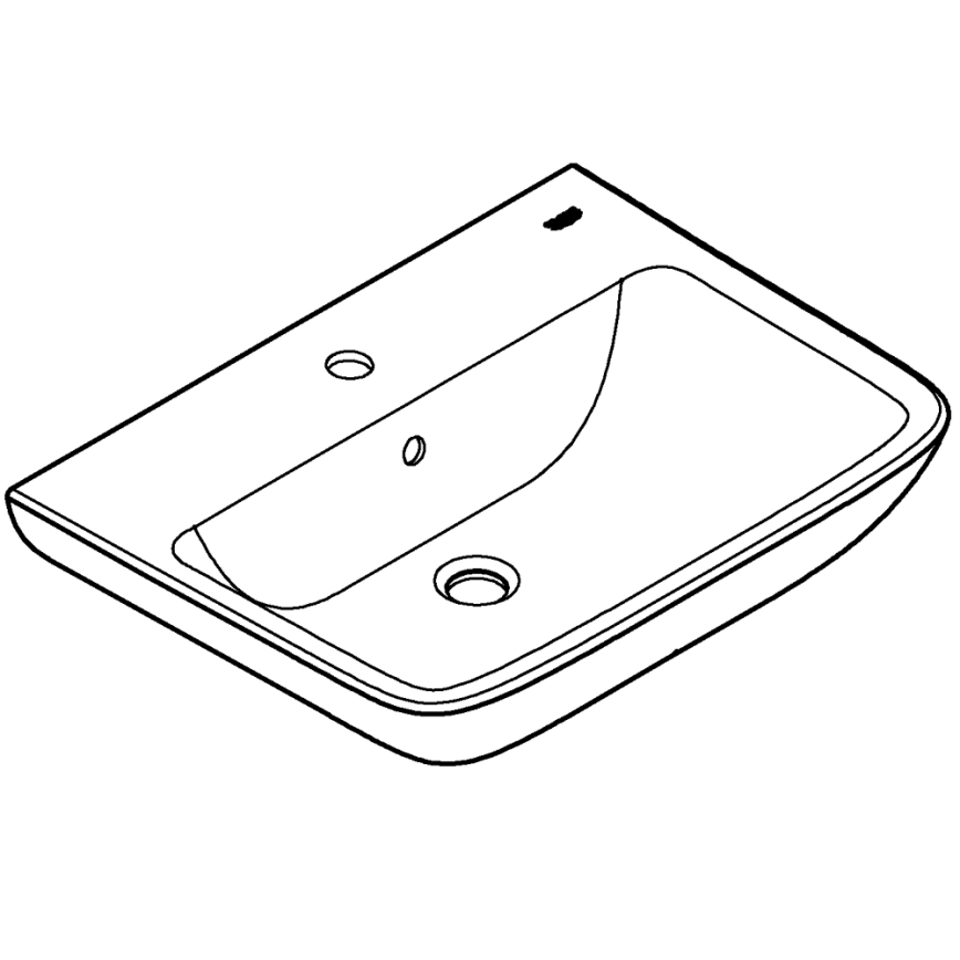 GROHE 39950000 - Umývadlo START EDGE 600 × 448 mm keramika/biela
