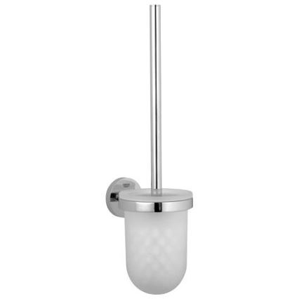 GROHE 40374001 - Sada na čistenie WC ESSENTIALS 12,1 x 39,8 cm chróm