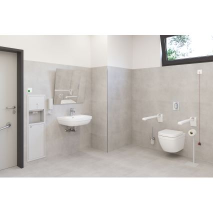 GROHE 40374001 - Sada na čistenie WC ESSENTIALS 12,1 x 39,8 cm chróm