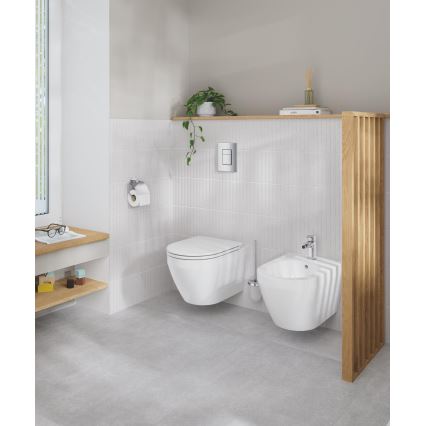 GROHE 40374001 - Sada na čistenie WC ESSENTIALS 12,1 x 39,8 cm chróm