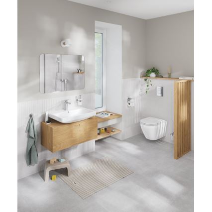 GROHE 40374001 - Sada na čistenie WC ESSENTIALS 12,1 x 39,8 cm chróm