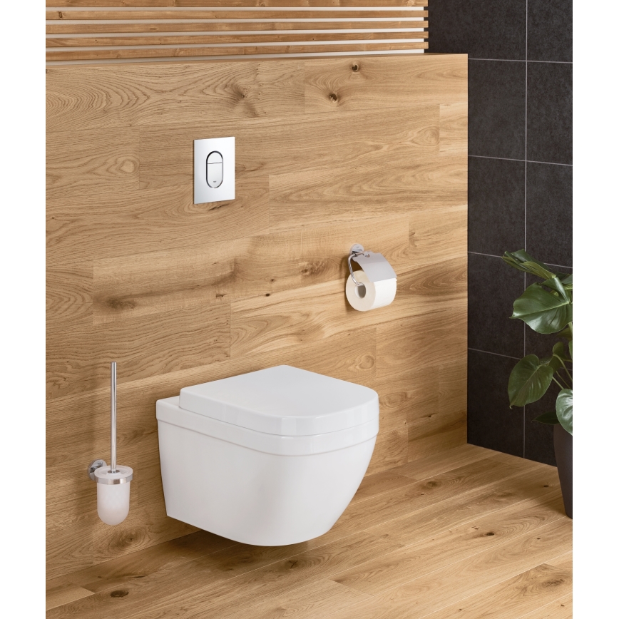GROHE 40374001 - Sada na čistenie WC ESSENTIALS 12,1 x 39,8 cm chróm