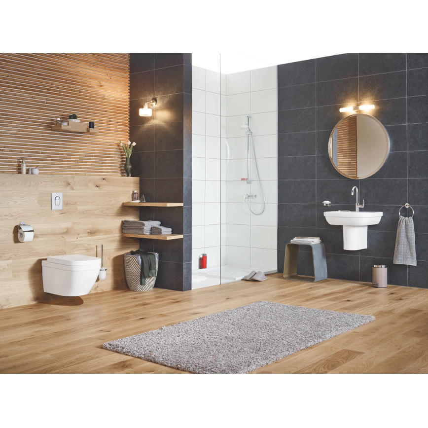 GROHE 40374001 - Sada na čistenie WC ESSENTIALS 12,1 x 39,8 cm chróm