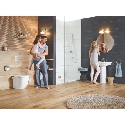 GROHE 40374001 - Sada na čistenie WC ESSENTIALS 12,1 x 39,8 cm chróm