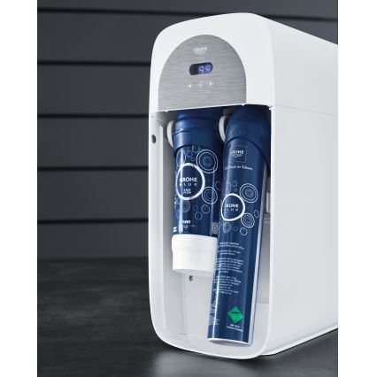 GROHE 40422000 - Fľaša na karbonizáciu GROHE BLUE 425 g CO2 (4 ks) nerezová