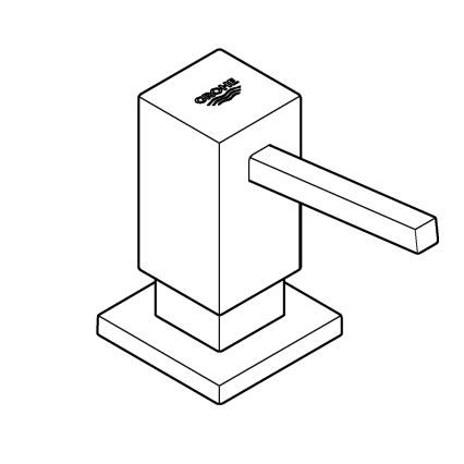 GROHE 40535GN0 - Dávkovač na mydlo COSMOPOLITAN 500 ml, zlatý