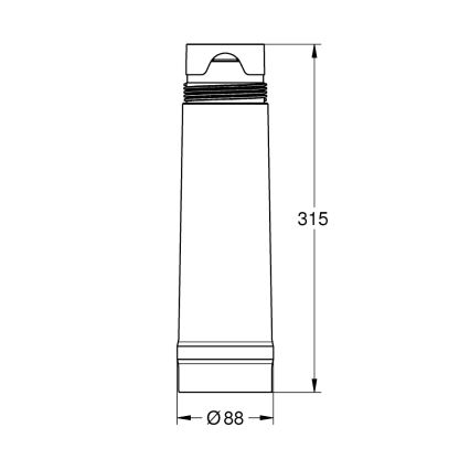 GROHE 40691002 - Filter horčíka a zinku, biely