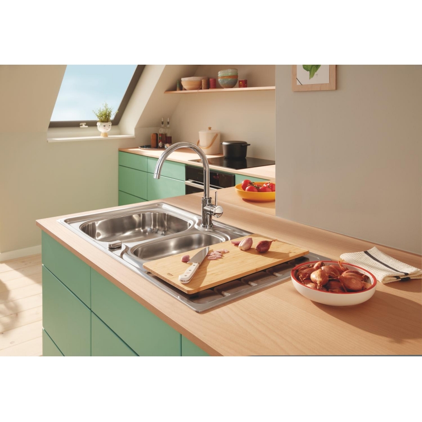 GROHE 40750HV0 - Doska na krájanie 450 × 240 × 19 mm biela