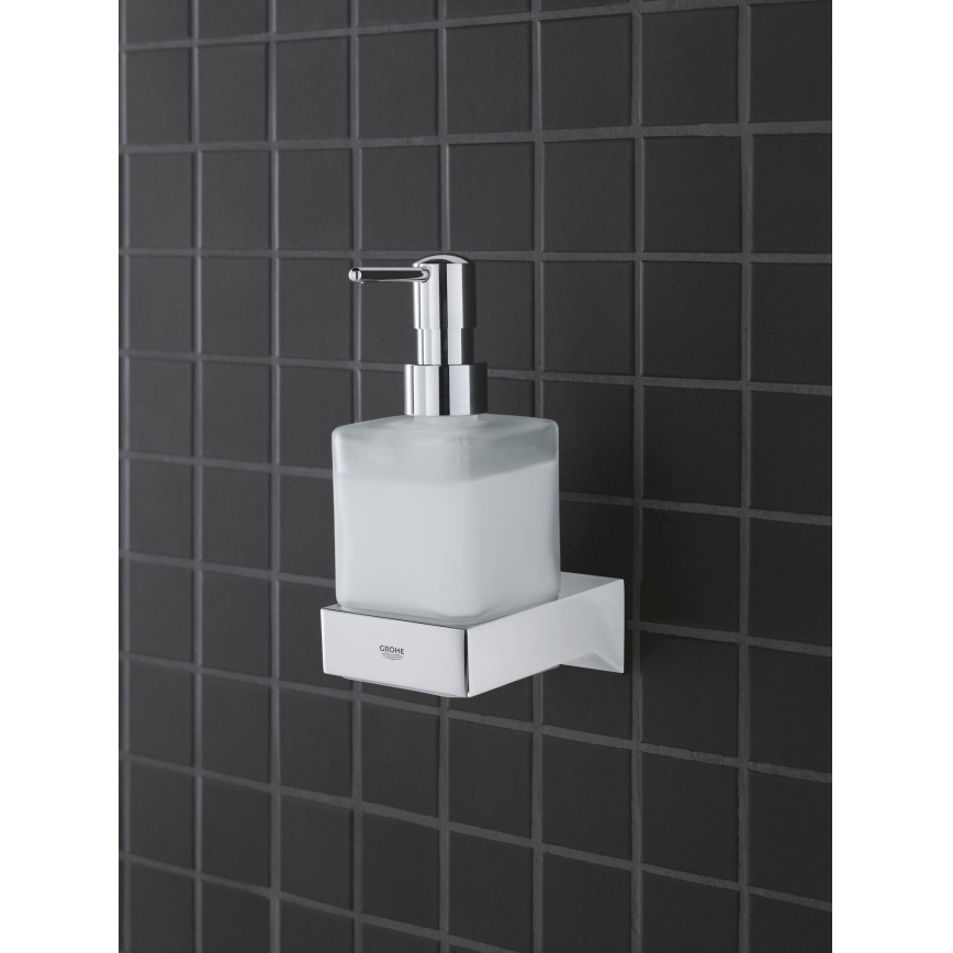 GROHE 40805000 - Dávkovač tekutého mydla SELECTION CUBE 300 ml lesklý chróm