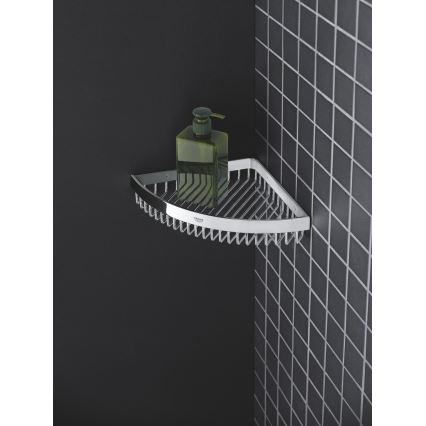 GROHE 40809000 - Drôtový mydelník SELECTION CUBE 20 × 20 cm lesklý chróm