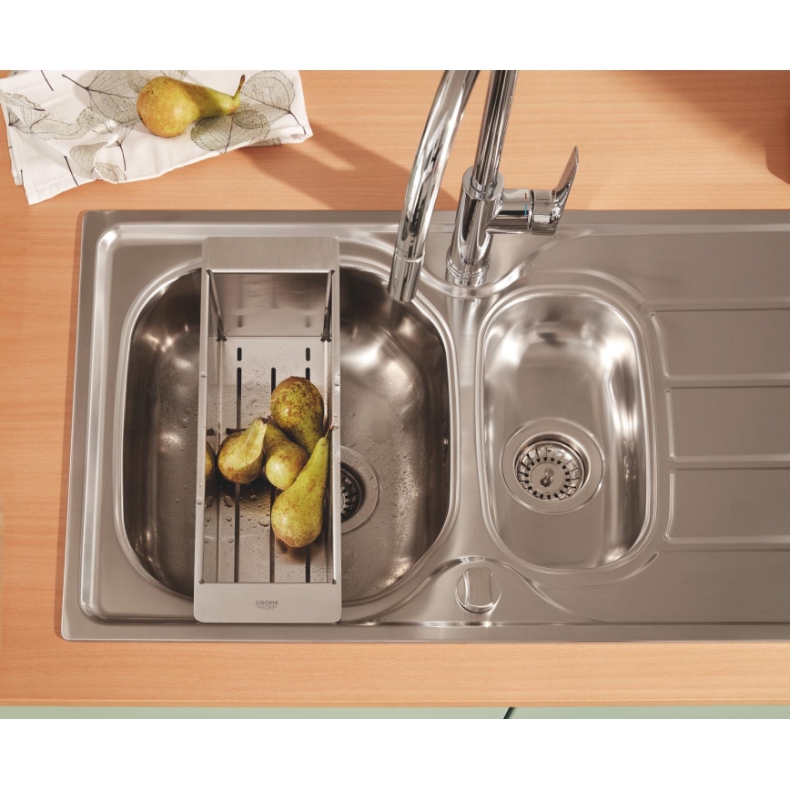 GROHE 40852SD0 - Multifunkčné cedidlo 450 × 150 × 100 mm nerez