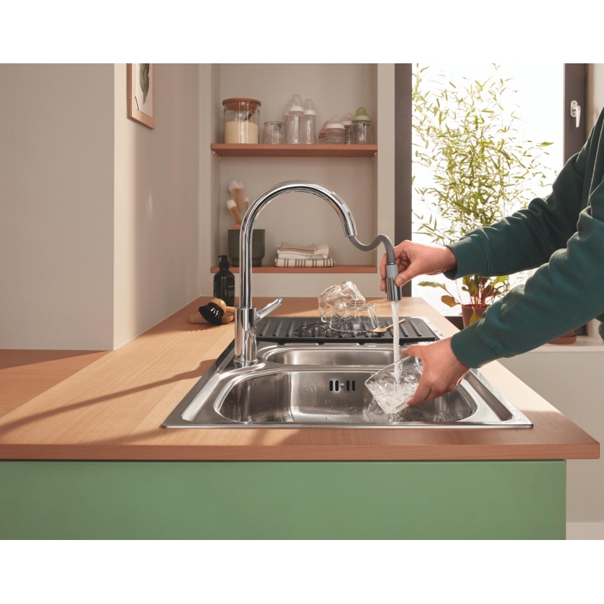 GROHE 40871K00 - Odkvapkávacia doska 450 x 400 mm keramika/čierna