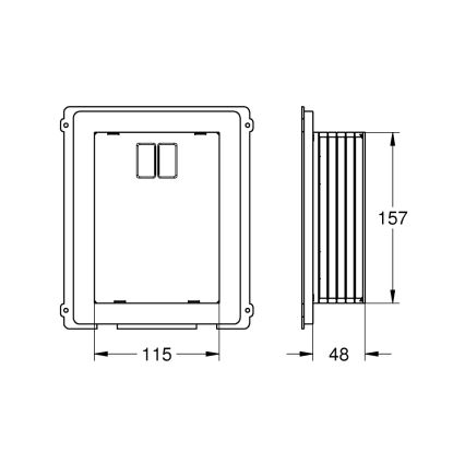 GROHE 40949000 - Revízna šachta RAPID