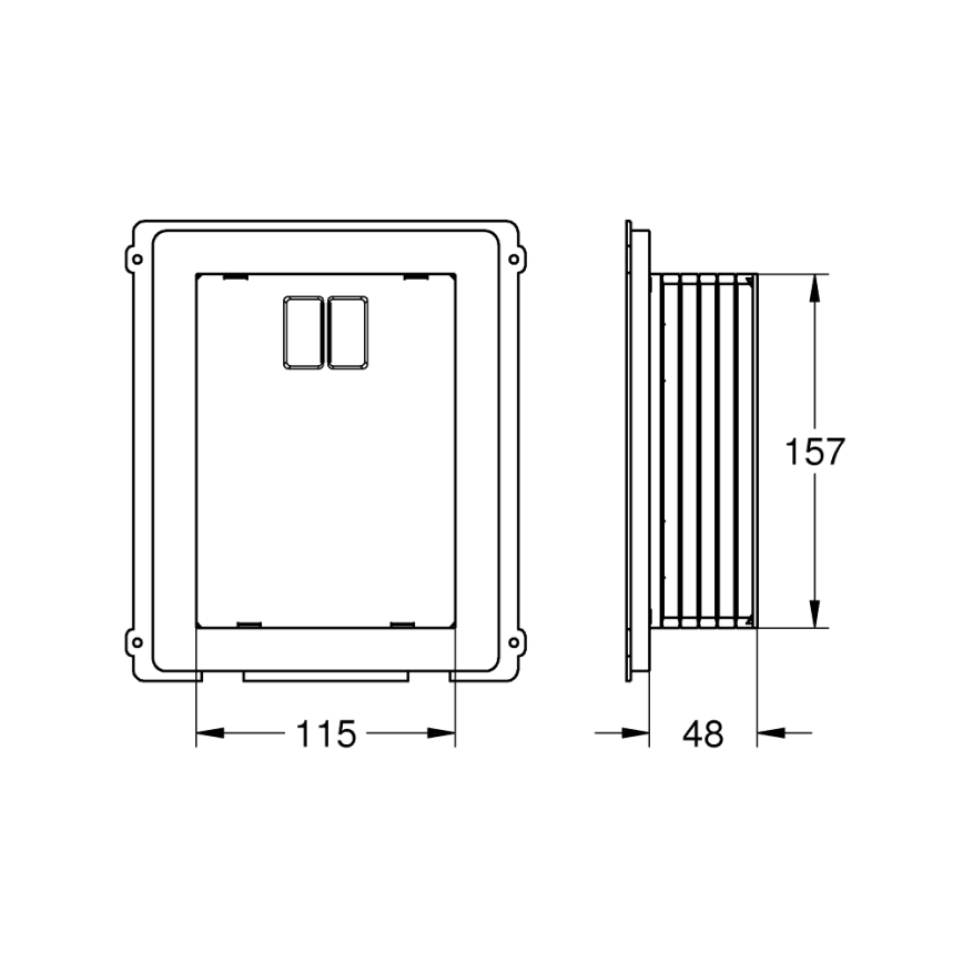 GROHE 40949000 - Revízna šachta RAPID