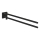 GROHE 409762430 - Držiak uterákov START CUBE 438 mm čierny