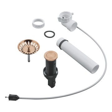 GROHE 40986DL0 - Odtoková súprava pre kuchynské drezy pr. 35 m medená