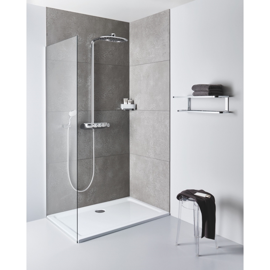 GROHE 41038000 - Rohová sprchová vanička SELECTION lesklý chróm