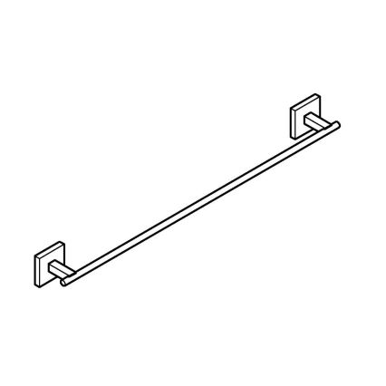 GROHE 410892430 - Držiak na uteráky 600 mm čierny