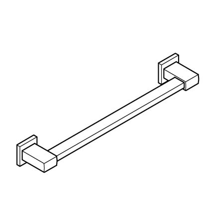 GROHE 410952430 - Vaňové madlo START CUBE 504 mm čierne