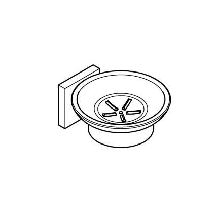 GROHE 41096DC0 - Nerezová miska na mydlo START CUBE 110 x 56 x 125 mm