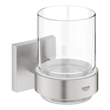 GROHE 41097DC0 - Sklenička s držiakom START CUBE, nerez