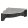 GROHE 411062430 - Rohová polička do sprchy ESSENTIALS 250 × 250 mm čierna