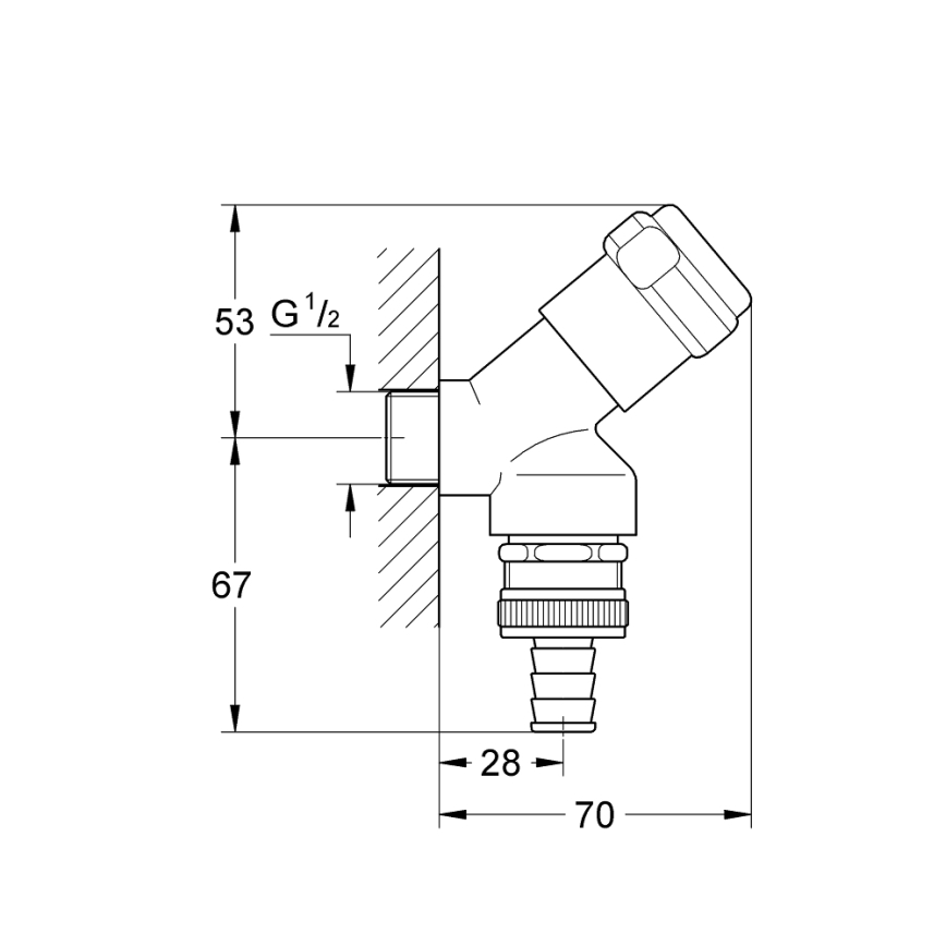 GROHE 41190000 - Sada armatúr DN 15, lesklý chróm