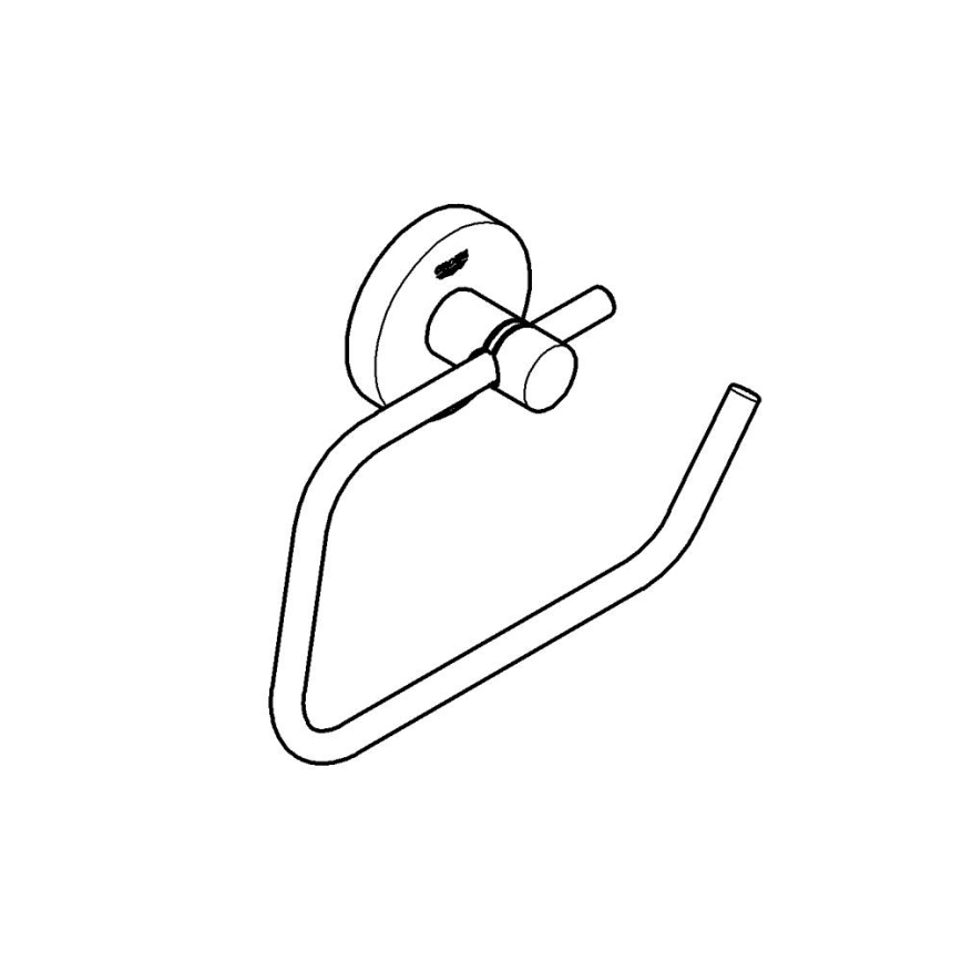 GROHE 412002430 - Držiak toaletného papiera START 119 × 44 mm čierny