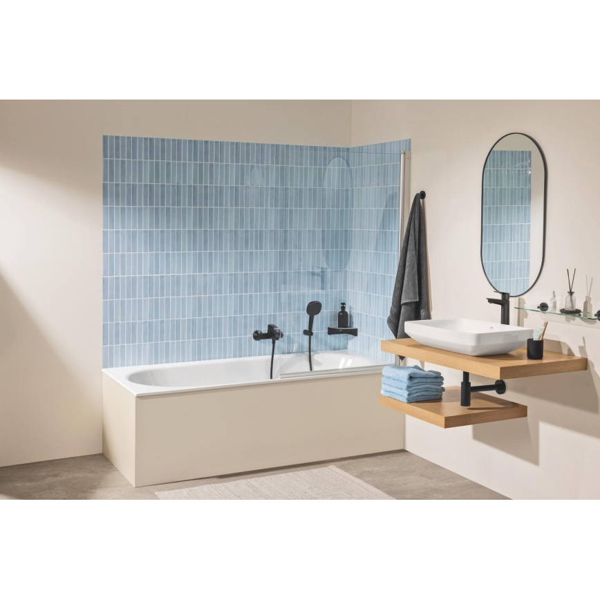 GROHE 412022430 - Sklenená polička START 530 mm čierna