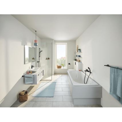 GROHE 412032430 - Dvojramenný držiak na uteráky START 654 mm čierny
